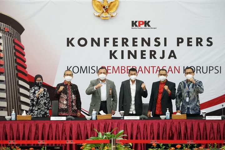 KPK Menggelar Konferensi Pers Kinerja Akhir Tahun 2020