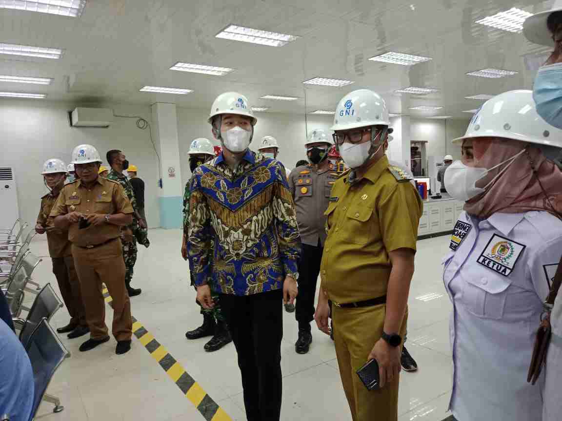PABRIK SMELTER PT. GNI DIRESMIKAN, PRODUKSI 600 TON PERHARI