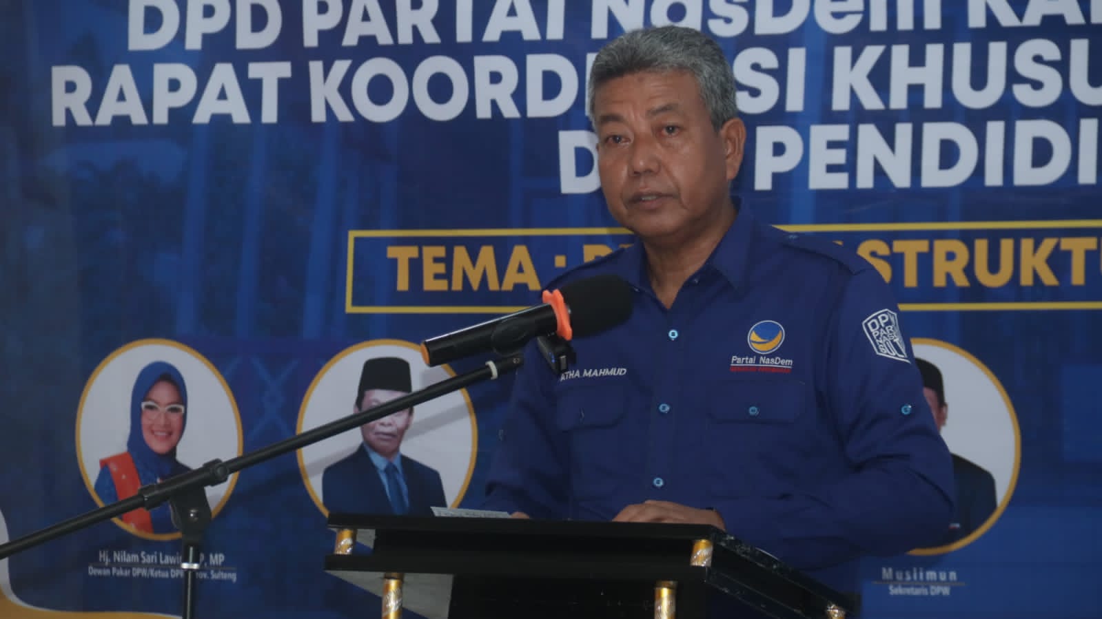 Atha Mahmud Lantik Pengurus DPD Partai Nasdem Banggai Laut