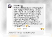 Soal Gaji, Cleaning Service Kantor Bupati Morut Mengeluh di Sosmed