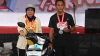 Warda Dg Mamala Hadir dan Dukung Fun Run Bhayangkara ke-79 di Kolonodale
