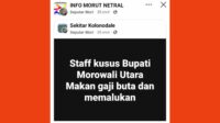 Ini Jumlah Gaji Staff Khusus Bupati Morut
