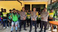 Polres Morowali Utara silahturahmi dengan Komunitas Ojek dan ajak jaga kamtibmas